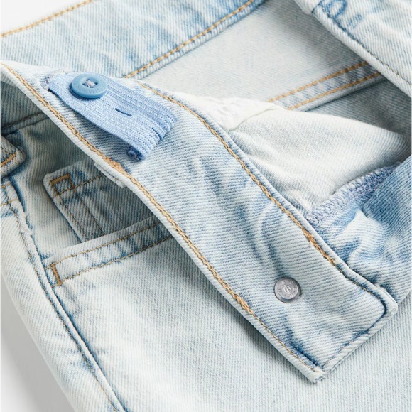 H&M Girls Wide Leg Cargo Jeans - Picture 3 of 3